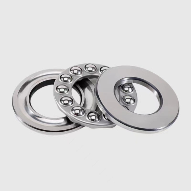 Single Row 2.5x6x3mm Axial Miniature Brass Cage Thrust Ball Bearing for Plane Durable